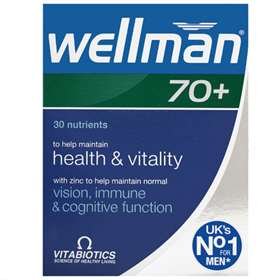 Wellman Vitabiotics 70+ 30 Tablets