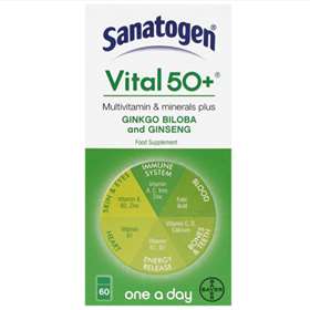 Sanatogen Vital 50+ 60 Tablets