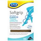 Scholl Softgrip Class 3 Thigh Length Open Toe - Natural