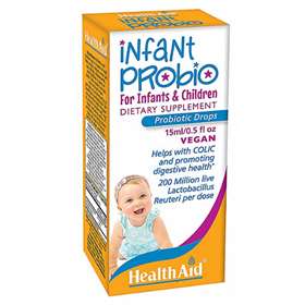 HealthAid Infant Probio For Infants & Children Vegan Drops 15ml