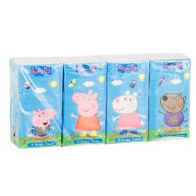 Peppa Pig Pocket Tissues 8 Pack