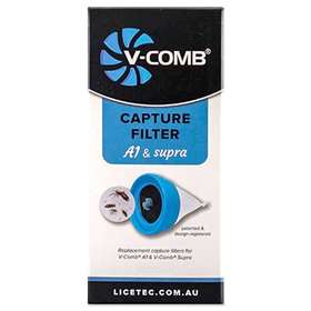 V-Comb Head Lice Capture Filter