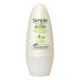 Simple Soothing Roll On Deodorant 50ml