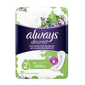 Always Discreet Incontinence Small 20 Pads
