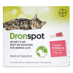 Dronspot Medium Spot-On Solution 2 Pipettes