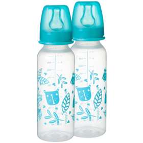 Tommee Tippee Essentials 2 Decorated Bottles 3m+ Blue