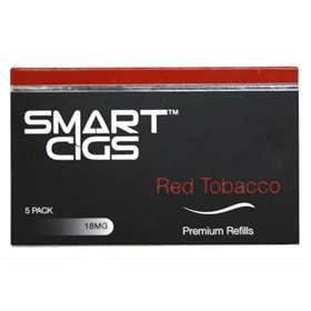 Smart Cigs Premium Refills Red Tobacco 18mg 5