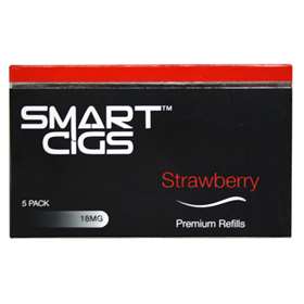 Smart Cigs Premium Refills Strawberry 18mg 5