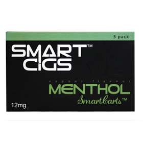 Smart Cigs Premium Refill Cartridges Menthol 12mg 5