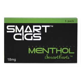 Smart Cigs Premium Refill Cartridges Menthol 18mg 5