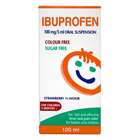 Pinewood Ibuprofen 100mg/5ml Oral Suspension 3m+ 100ml - Strawberry