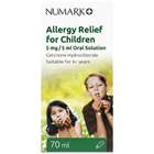 Cetirizine 5mg/5ml Allergy Relief for Children Oral Solution 70ml