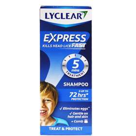 Lyclear Express Head Lice 5 Minute Treatment Shampoo 200ml