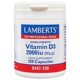 Lamberts Vitamin D3 2000iu Capsules 120