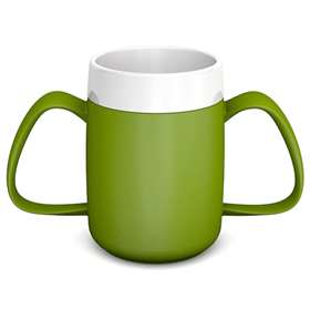 Ornamin Two-Handled Thermal Mug - Green