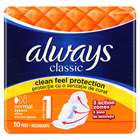 Always Classic Normal Sanitary Towels 10