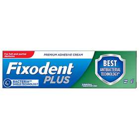 Fixodent Plus AntiBacterial Adhesive Cream 40g