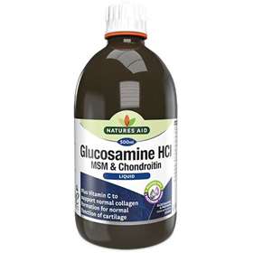 Natures Aid Glucosamine HCI MSM and Chondroitin Liquid 500ml