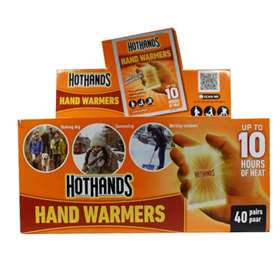 Hot Hands Hand Warmers x 2  Outer Of 40