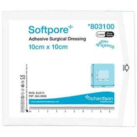 Softpore Adhesive Surgical Dressing 10cm x 10cm Single 803100
