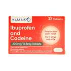 Almus Ibuprofen and Codeine 200mg / 12.8mg (32) Tablets