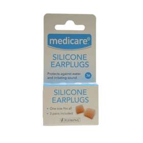 Medicare Silicone Earplugs  3 Pairs