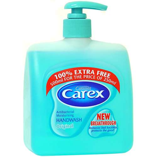 Carex Original Blue Handwash 250ml + 250ml Free thumbnail