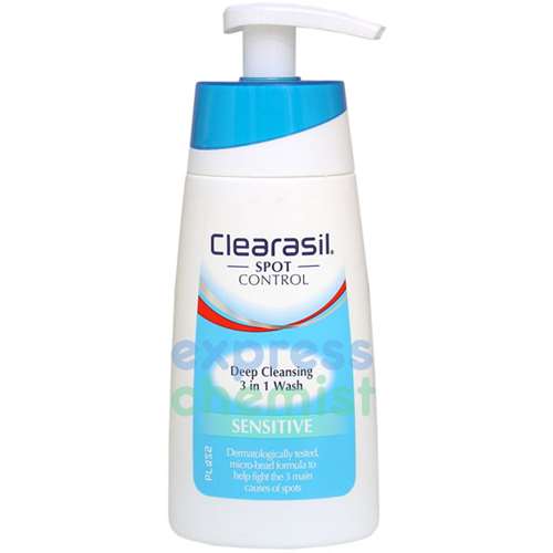 Clearasil Complete 3 in 1 Deep Cleansing Wash - Gentle- 150ml