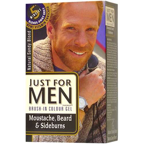 Just for Men Gel for Moustache Beard and Sideburns Sandy Blonde