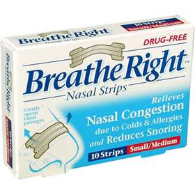 Breathe Right Nasal Strip Clear Small/Medium - 10 Pack
