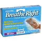 Breathe Right Nasal Strip Clear Large 10