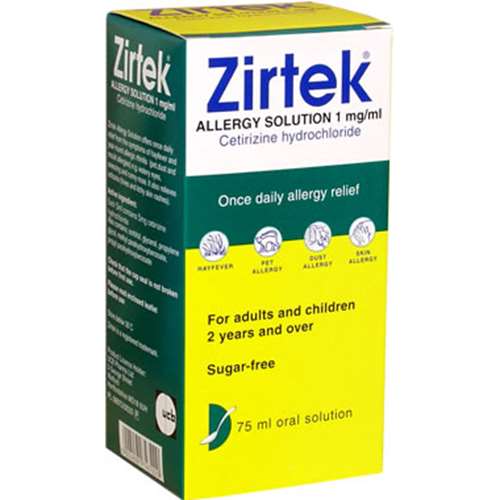 Zirtek Allergy Solution - 75ml thumbnail
