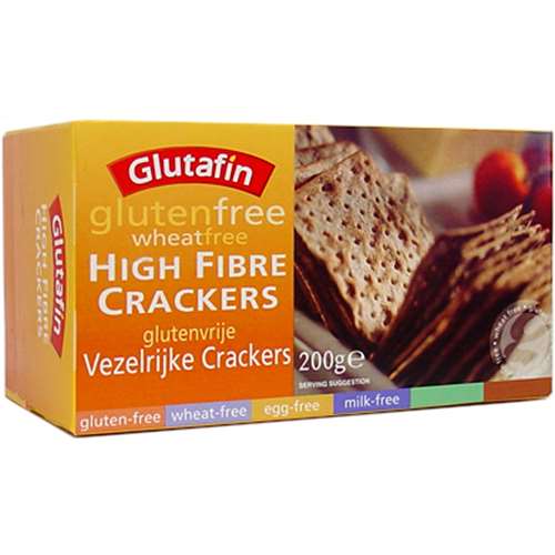Glutafin Wheat Free High Fibre Crackers 200g thumbnail