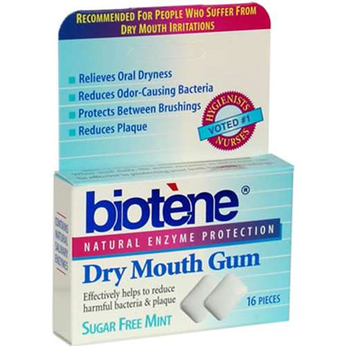 Biotene Dry Mouth Gum 16 pieces ExpressChemist.co.uk Buy Online