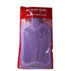 Hot Water Bottle - Double Ribbed Purple