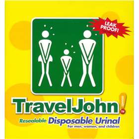 Travel John Disposable Urinal - 3 Pack