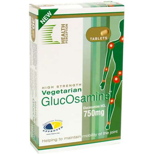 Vegetarian High Strength GlucOsamine 750mg 60x thumbnail