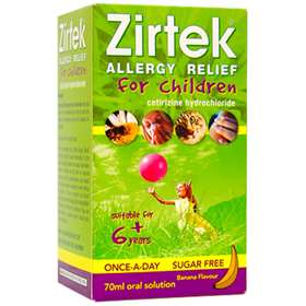 Zirtek Allergy Relief For Children 70ml