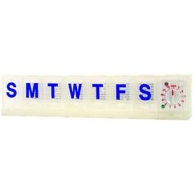 One A Day One Week Pill Box With Timer