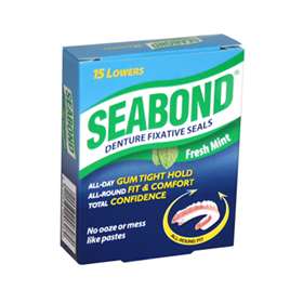Seabond Fresh Mint Denture Fixative Lower Seals (15)