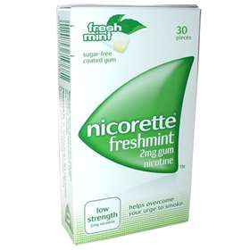 Nicorette Freshmint Gum 2mg (30 pieces)