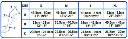 image Scholl Softgrip Class 3 Thigh Length Open Toe - Natural