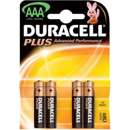Duracell Plus AAA Batteries 4