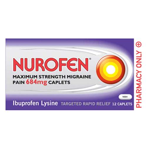 Nurofen Migraine Maximum Strength Caplets (12)