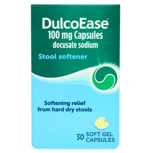 DulcoEase Stool Softener 30 Capsules