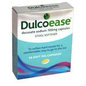 DulcoEase Stool Softener 30 Capsules