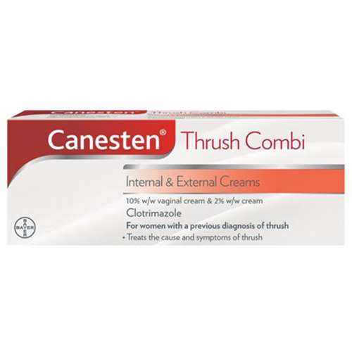 Canesten Cream Combi Internal 5g and External 10g Creams
