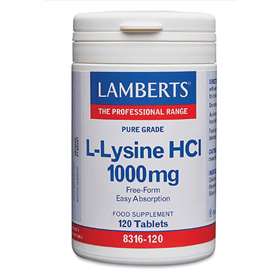 Lamberts L-Lysine 1000mg 120 tablets