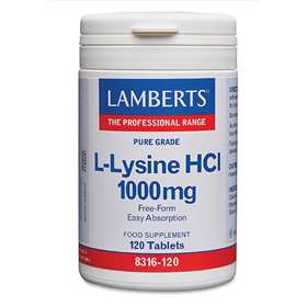 Lamberts L-Lysine HCI 1000mg 120 tablets