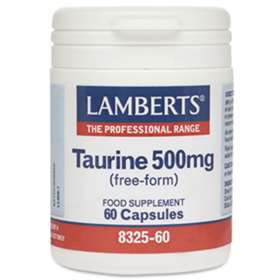 Lamberts Taurine 500mg 60 capsules
